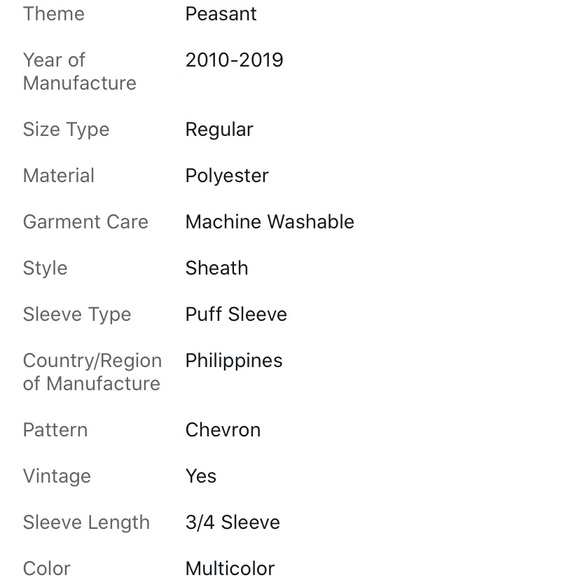 Banana Republic New Chevron Chiffon Boho Dress 6 - Picture 8 of 8